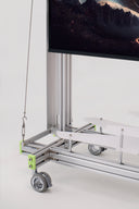 UMX Fantasy | Movable LED Aluminum TV Stand